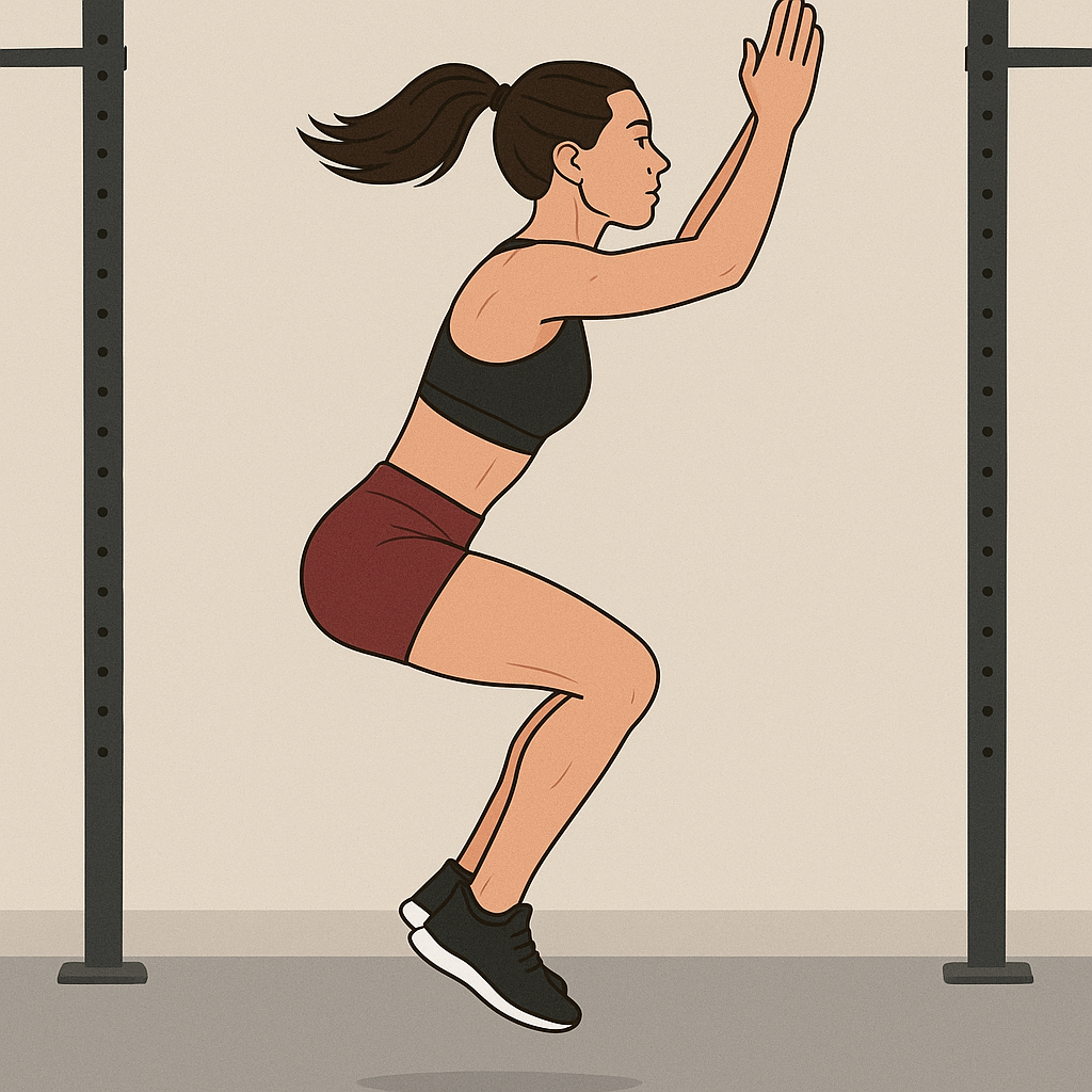 Exécution du Squat sauté